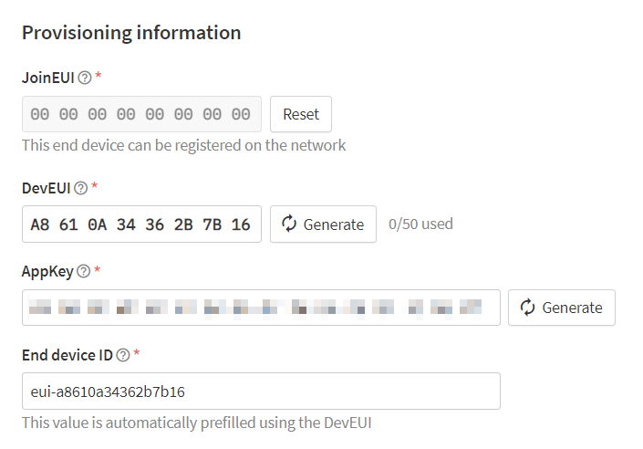 provisioning information of MKR