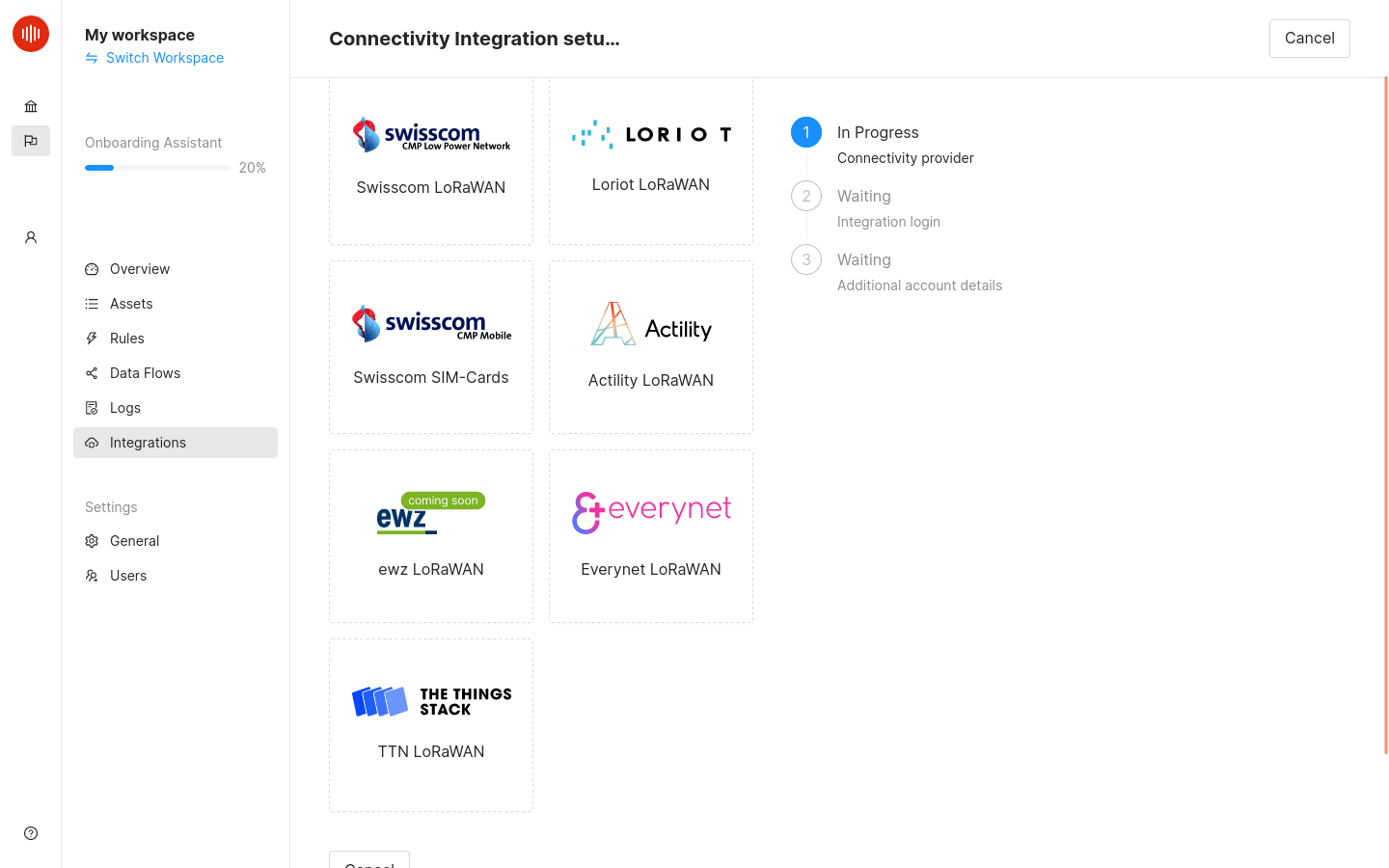 Choosing connectivity provider