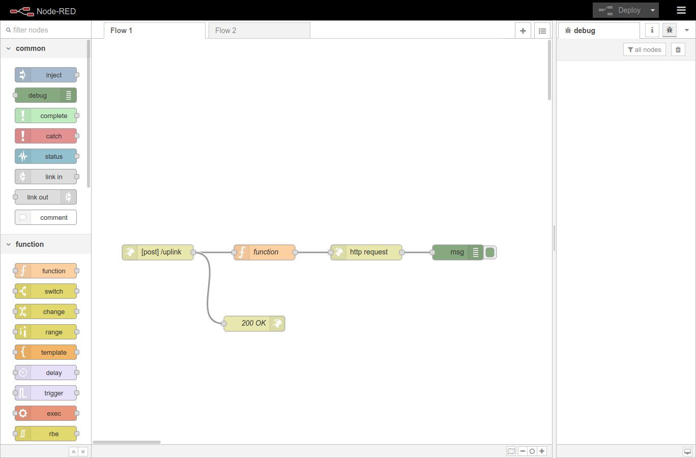 Node-RED setup